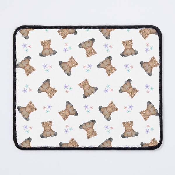 Item preview, Watercolour Cow and Flowers Pattern - Cute Rustic Farmhouse Art designed and sold by PatternUnique.