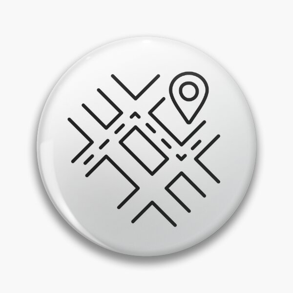 Item preview, GPS Road Map Line Icon designed and sold by VectorForge Studio.