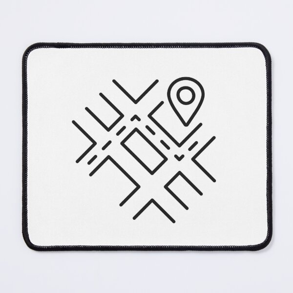 Item preview, GPS Road Map Line Icon designed and sold by VectorForge Studio.