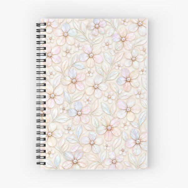 Item preview, Ivory Pearlescent Floral Pattern designed and sold by OLAIZA.