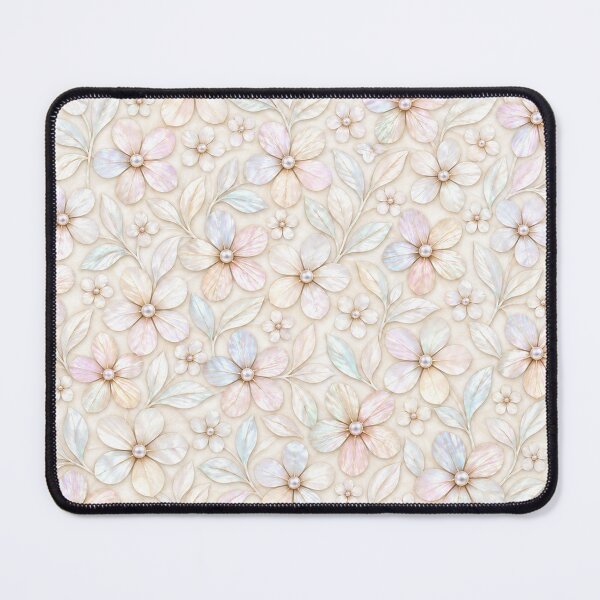 Item preview, Ivory Pearlescent Floral Pattern designed and sold by OLAIZA.