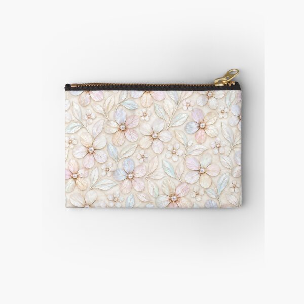 Item preview, Ivory Pearlescent Floral Pattern designed and sold by OLAIZA.