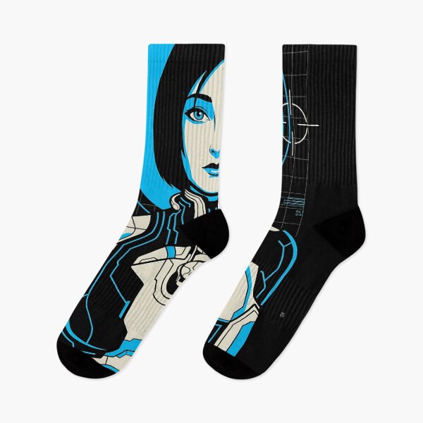 Artikelvorschau, Cortana Halo Techwear Gaming Grafik-T-Shirt entworfen und verkauft von Senpaiwaves.