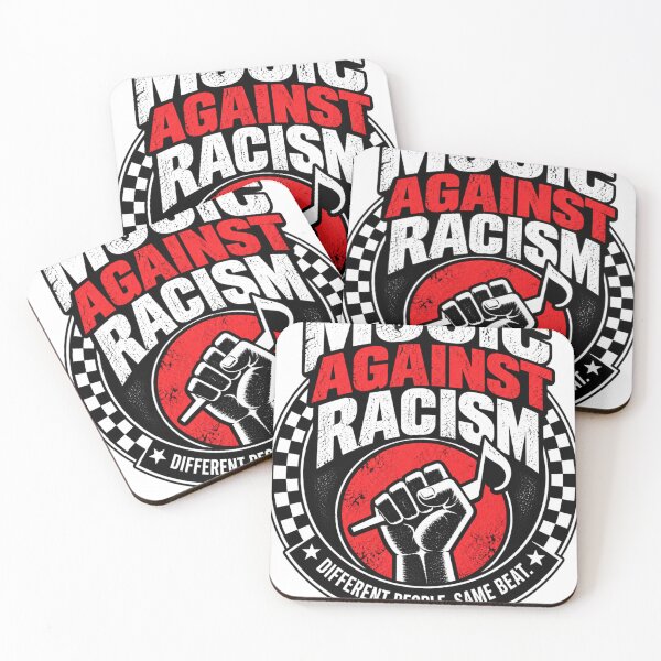 Item preview, music-against-racism-different-people-same-beat-ska.png designed and sold by rude vibes shop.