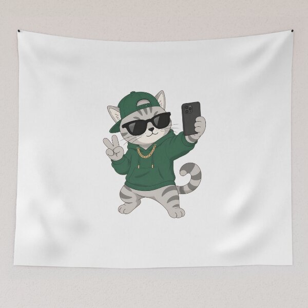 Item preview, Cool Cat Drip Graphic Design designed and sold by Dmo3HarkoArt.