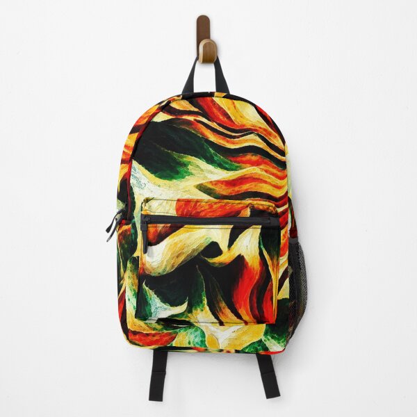 Item preview, Ember Petal Convergence – Fiery Botanical Abstract designed and sold by Absractshop4942.