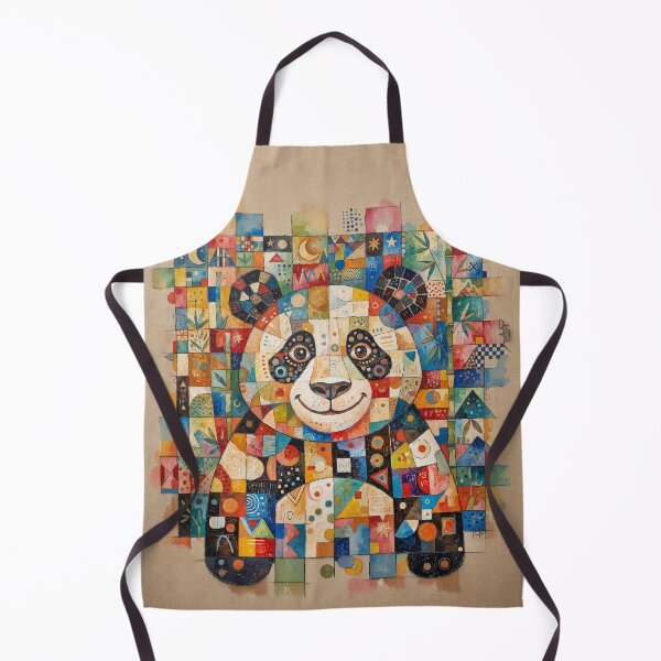 Item preview, Panda Bear Abstract Art designed and sold by Home Decor Art.