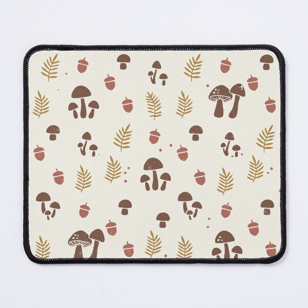Item preview, Autumn mushrooms and acorns in the sweet forest designed and sold by Pattique.