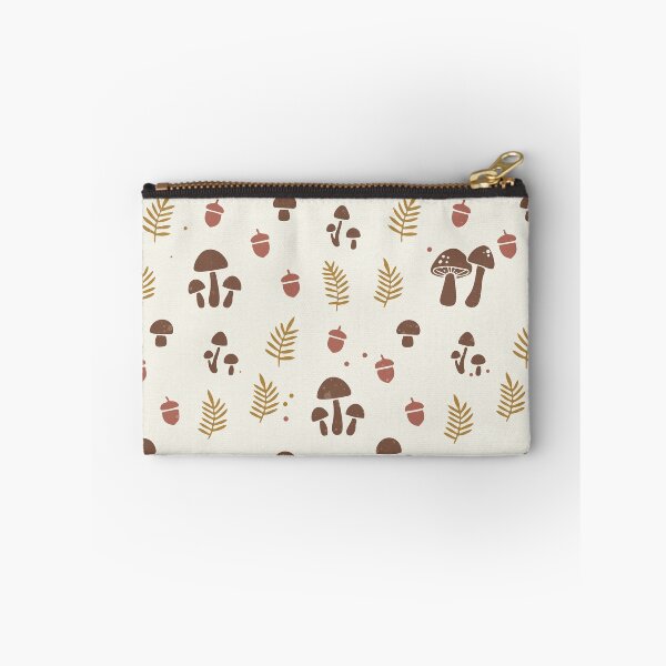 Item preview, Autumn mushrooms and acorns in the sweet forest designed and sold by Pattique.