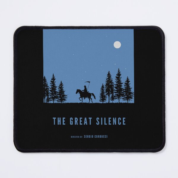 Item preview, The Great Silence – Minimalist Spaghetti Western Poster designed and sold by MORKINO POSTERS.