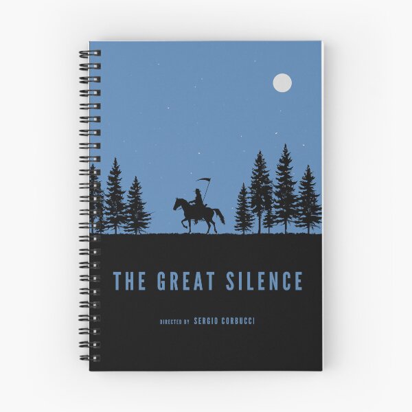 Item preview, The Great Silence – Minimalist Spaghetti Western Poster designed and sold by MORKINO POSTERS.