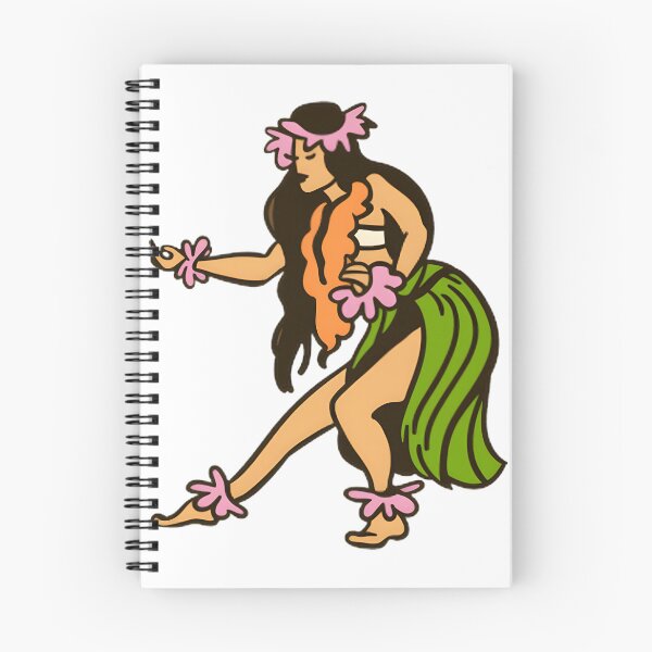 Item preview, Vintage Retro Hawaiian Hula Girl Illustration with Tropical Vibes designed and sold by creativemindsAe.