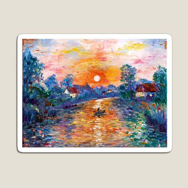 Item preview, Golden Hour on the River designed and sold by Natalia_Shchip.