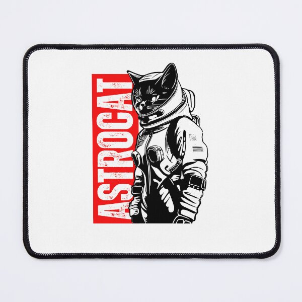 Item preview, Astrocat Space Explorer Red and Black Cat Astronaut Design designed and sold by ZURIKO29.