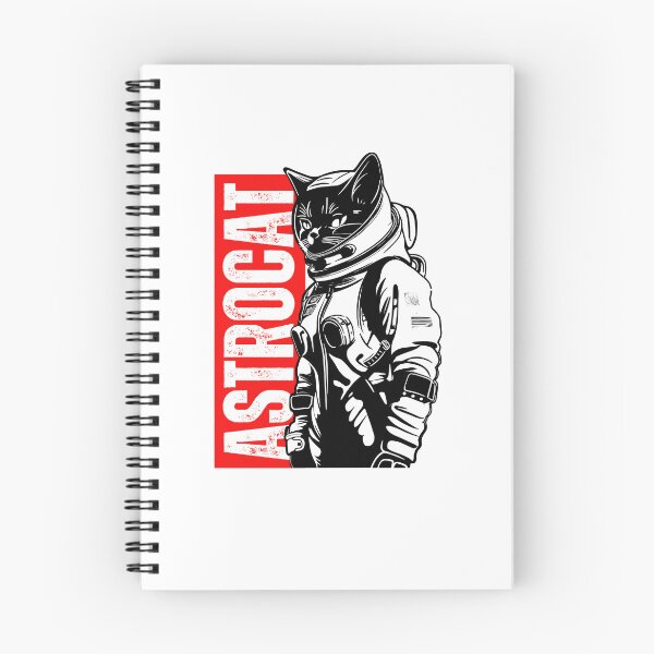 Item preview, Astrocat Space Explorer Red and Black Cat Astronaut Design designed and sold by ZURIKO29.