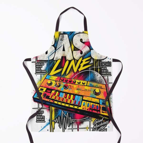Item preview, Acid Bass Line art by Nicola Dudich designed and sold by NicolaDudich.