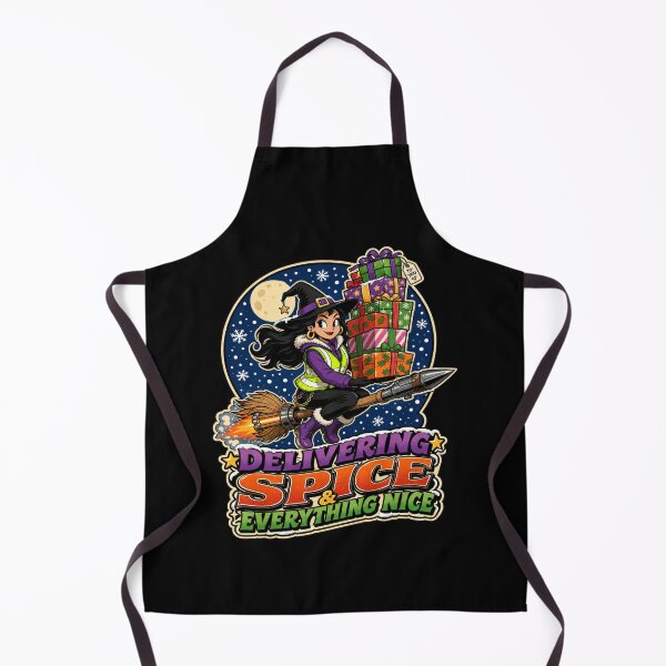 Item preview, Space Witch Sci Fi Delivering Spice Everything Nice designed and sold by Design Vibras.