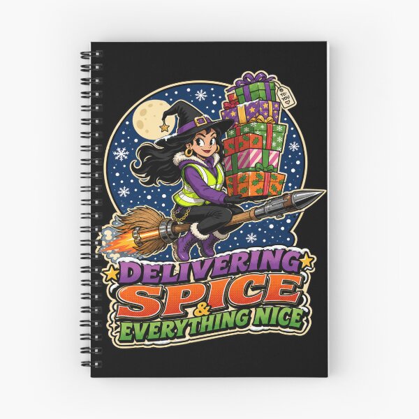 Item preview, Space Witch Sci Fi Delivering Spice Everything Nice designed and sold by Design Vibras.