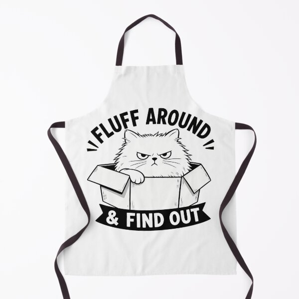 Item preview, Fluff Around & Find Out Angry Cat Graphic designed and sold by Dmo3HarkoArt.