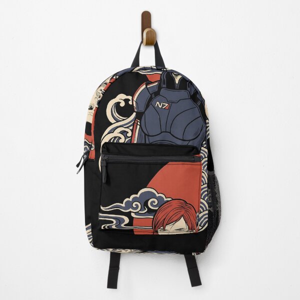 Item preview, Commander Shepard Mass Effect Ukiyo-e Gaming Graphic Tee designed and sold by Senpaiwaves.