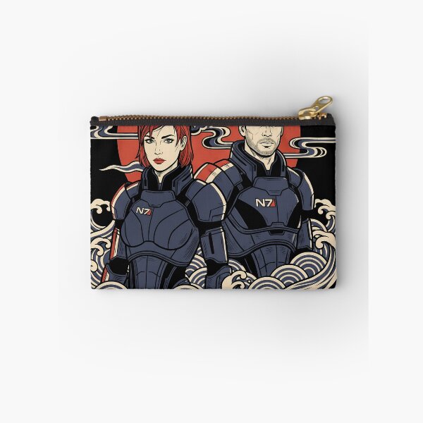 Item preview, Commander Shepard Mass Effect Ukiyo-e Gaming Graphic Tee designed and sold by Senpaiwaves.