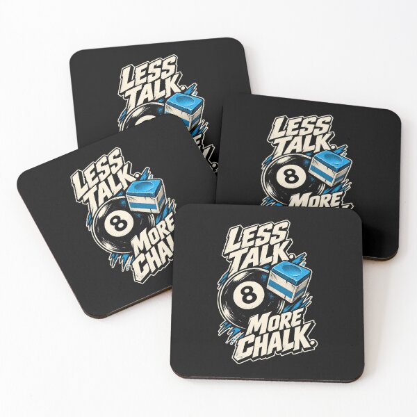 Item preview, Billiards – Less Talk, More Chalk designed and sold by diego75bcn.