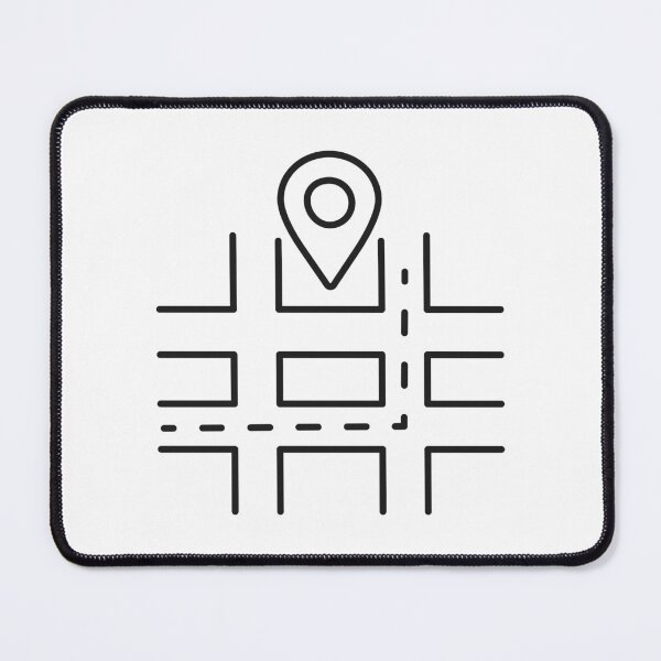Item preview, GPS Road Map Line Icon designed and sold by VectorForge Studio.