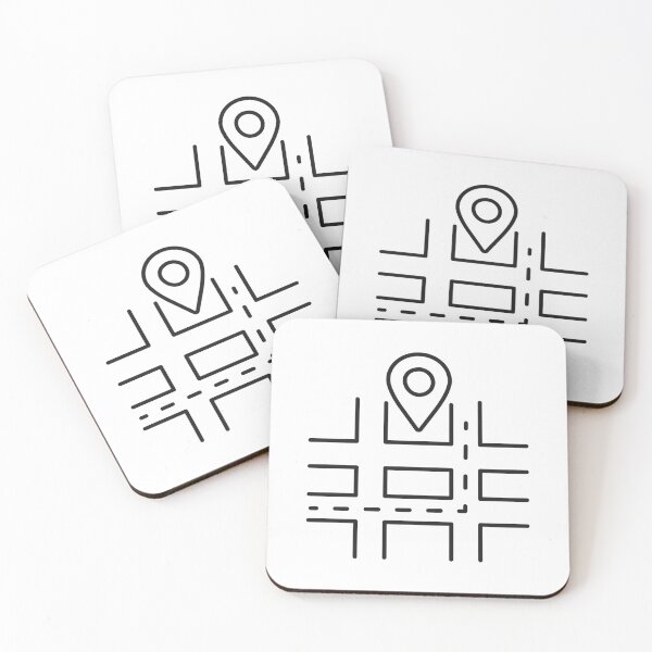 Item preview, GPS Road Map Line Icon designed and sold by VectorForge Studio.