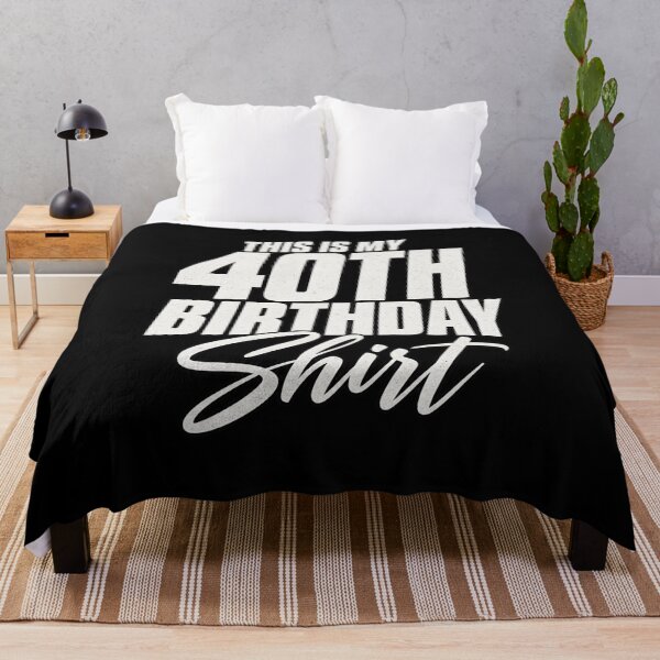 Item preview, Women's This Is My 40th Birthday T-Shirt – Funny 40th Birthday Woman Gift, Fabulous Forty Graphic designed and sold by Trendably.