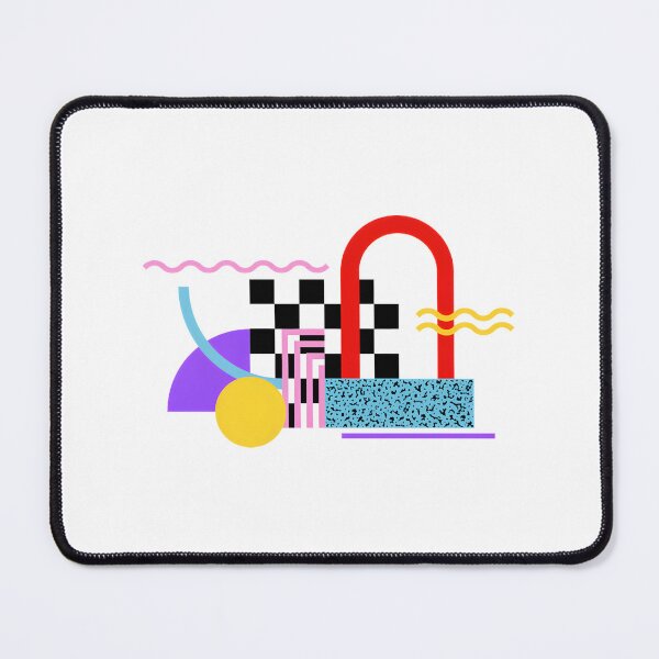 Item preview, Retro Memphis Pattern Design with Bold Geometric Shapes and Vibrant Colors designed and sold by CgBubble.