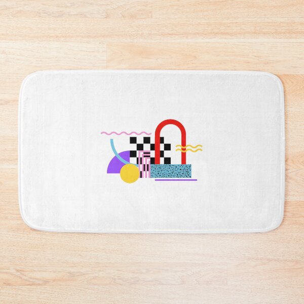 Item preview, Retro Memphis Pattern Design with Bold Geometric Shapes and Vibrant Colors designed and sold by CgBubble.