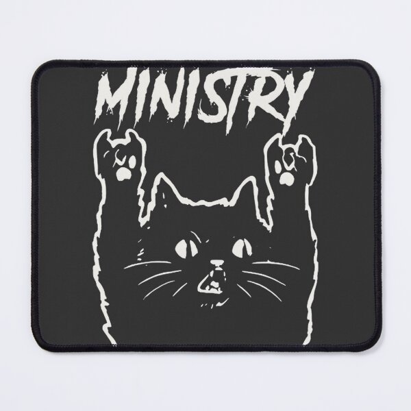 Item preview, Ministry Metal Cat Artwork Featuring Bold Industrial Design designed and sold by kidgoback.