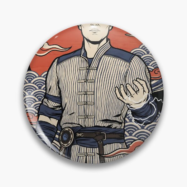 Item preview, Raiden Mortal Kombat Ukiyo-e Video Game Anime Shirt designed and sold by Senpaiwaves.