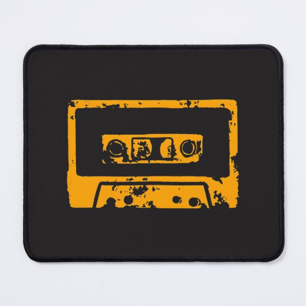 Item preview, Vintage Orange Cassette Tape Retro Music Player Illustration designed and sold by CgBubble.