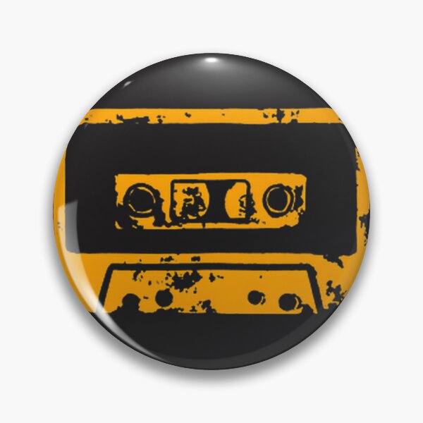 Item preview, Vintage Orange Cassette Tape Retro Music Player Illustration designed and sold by CgBubble.