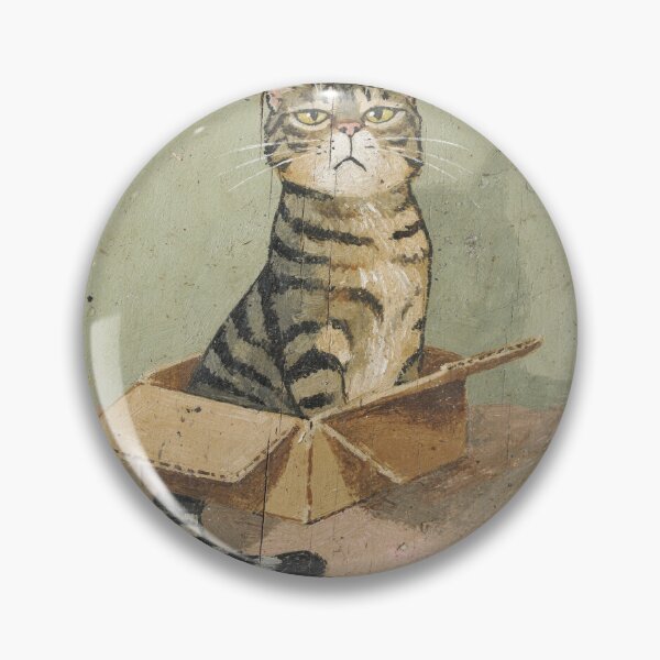 Item preview, Tabby Ruling From a Cardboard Box designed and sold by PictorialWhimsy.