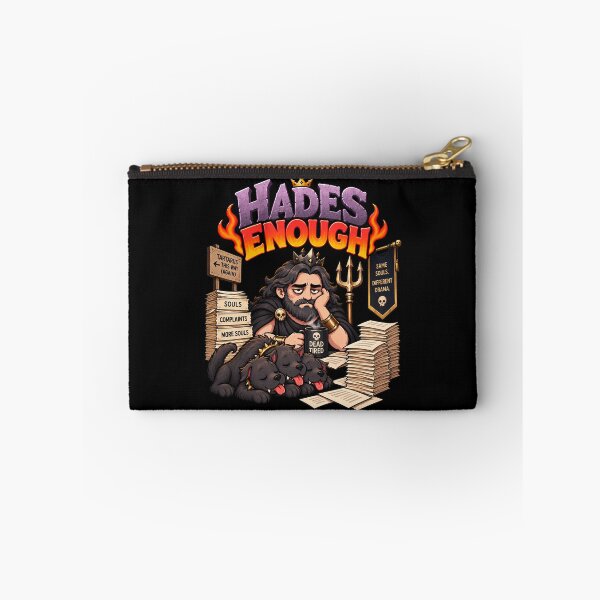 Item preview, Hades Enough Funny Greek Mythology Pun designed and sold by Enoch-creator.