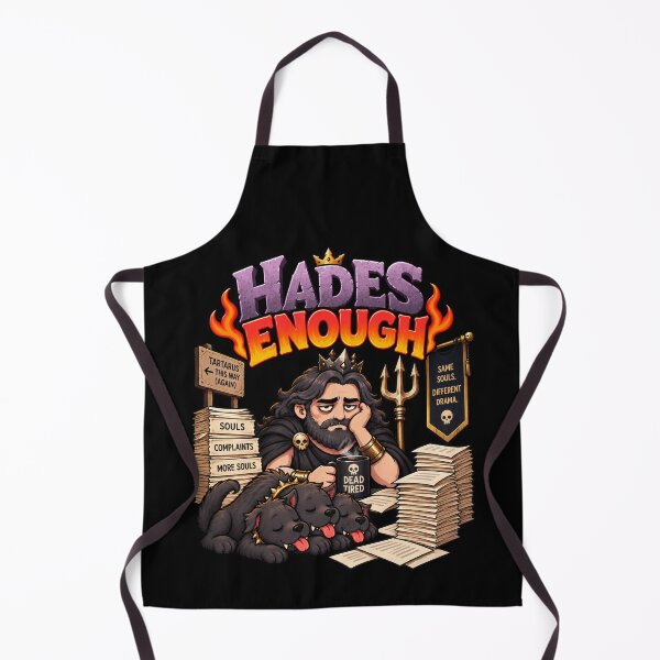 Item preview, Hades Enough Funny Greek Mythology Pun designed and sold by PUNserious.
