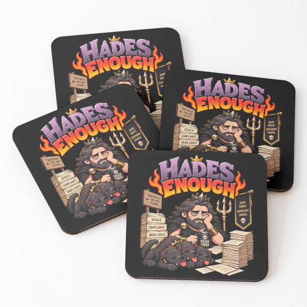 Item preview, Hades Enough Funny Greek Mythology Pun designed and sold by PUNserious.