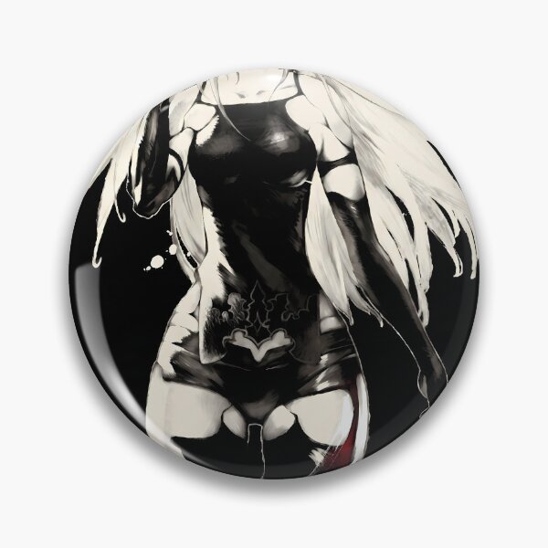 Item preview, A2 NieR Automata Sumi-e Anime Gaming Streetwear Tee designed and sold by Senpaiwaves.