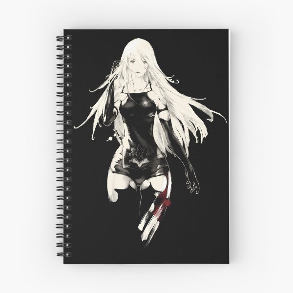 Item preview, A2 NieR Automata Sumi-e Anime Gaming Streetwear Tee designed and sold by Senpaiwaves.