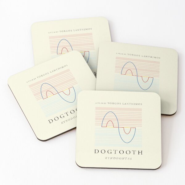 Artikelvorschau, Dogtooth-Poster – Minimalistische Filmkunst – Yorgos Lanthimos – Geometrisches Design – Kultfilm-Druck entworfen und verkauft von MORKINO POSTERS.