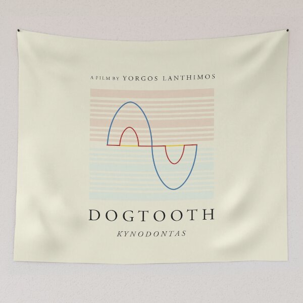 Item preview, Dogtooth Poster – Minimalist Movie Art – Yorgos Lanthimos – Geometric Design – Cult Film Print designed and sold by MORKINO POSTERS.