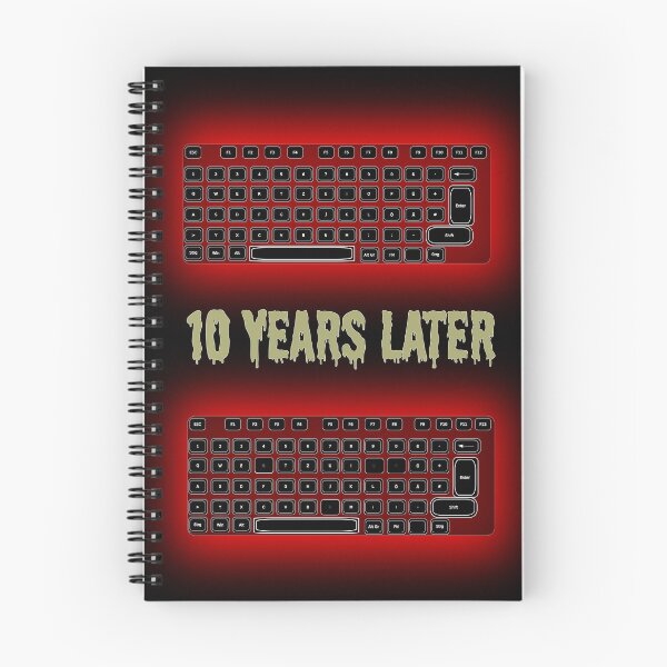 Item preview, Copy of Copy of 10 Years Later Keyboard – Funny Gamer & Mechanical Keyboard Pun designed and sold by FlatstudioArt.