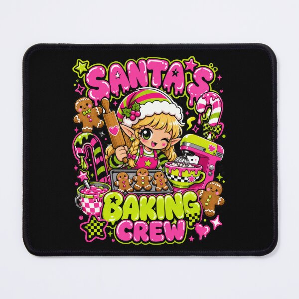 Item preview, Cute Elf Santas Baking Crew Winter Holiday Graphic  designed and sold by Design Vibras.
