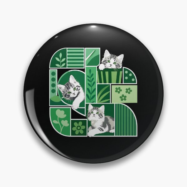 Item preview, Green Cat Mosaic Art designed and sold by Dmo3HarkoArt.