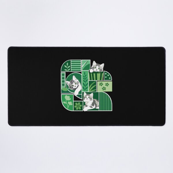 Item preview, Green Cat Mosaic Art designed and sold by Dmo3HarkoArt.