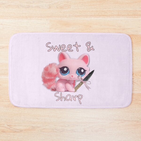 Item preview, Sweet and Sharp Pink LPS Cat designed and sold by PopBubbleShop.