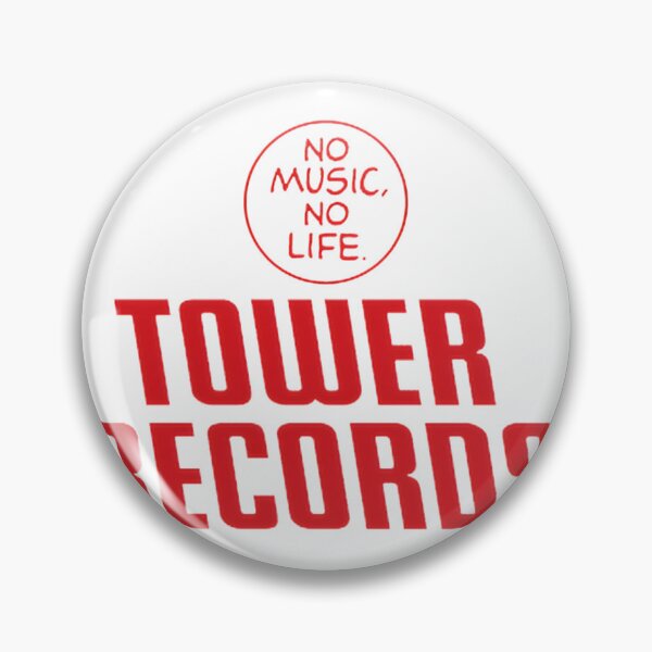 Item preview, Vintage Music Store Inspired Tower Records Graphic Design designed and sold by CgBubble.