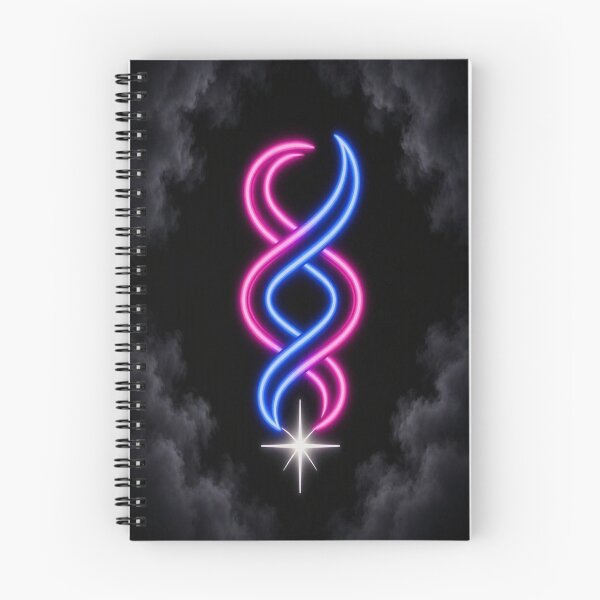 Item preview, Neon Cyberpunk Helix Star designed and sold by Breezes-of-Ida.